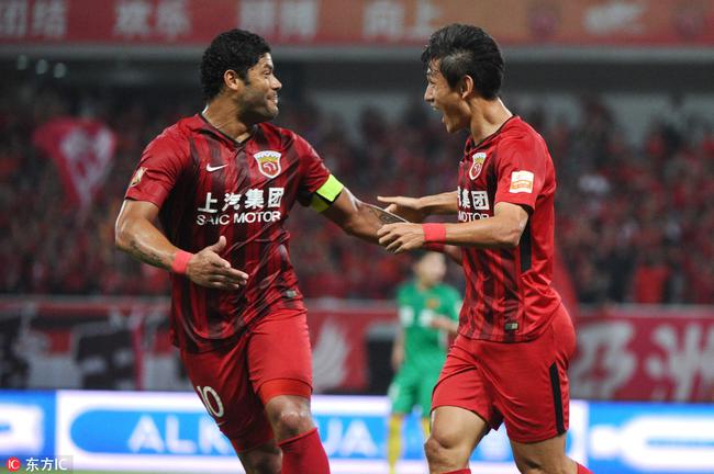 上港暂1-0领先恒丰