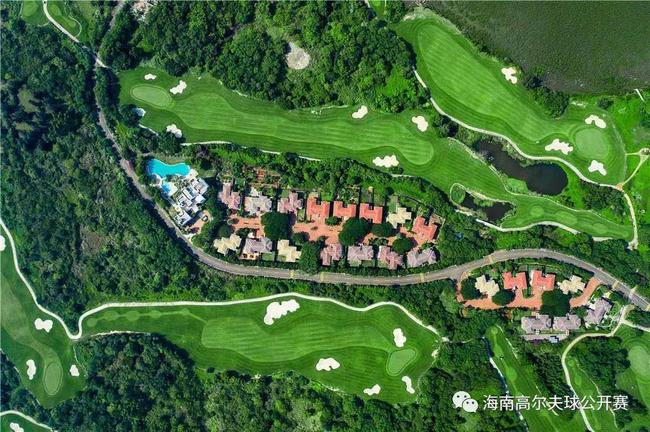 鳥瞰海南古鹽田高爾夫俱樂部