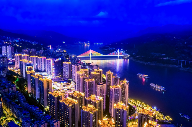 奉节城市夜景