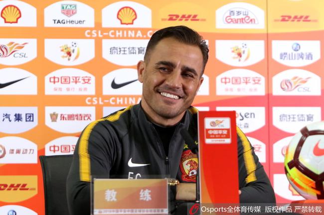 卡纳瓦罗:非常清楚权健能力 要表现完美才能取胜