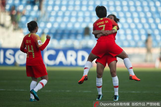 中国女足亚洲杯首战4-0胜泰国