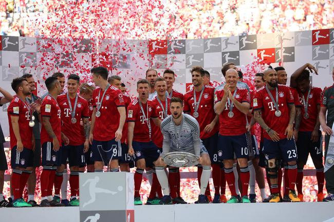 德甲大结局:拜仁六连冠汉堡降级 欧冠又有新军