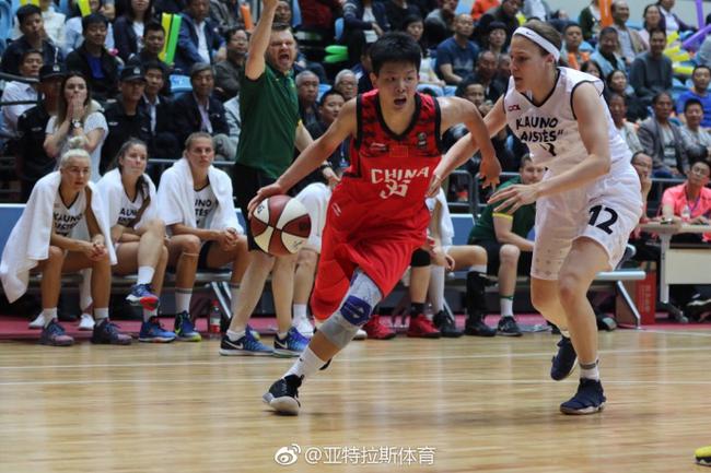 中国U17女篮73-68险胜立陶宛