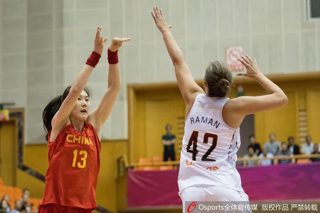 中国女篮65-48胜比利时队