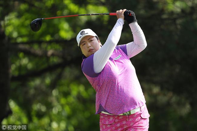 冯珊珊在7月初的美国女子PGA锦标赛决赛轮