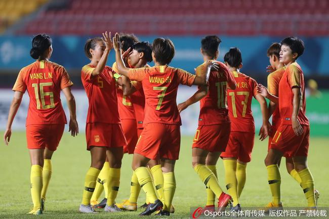 中国女足击败中国香港女足
