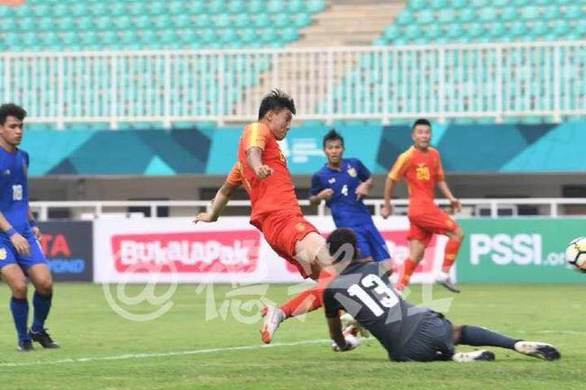 U19男足国青队3-1击败泰国U19男足国青队