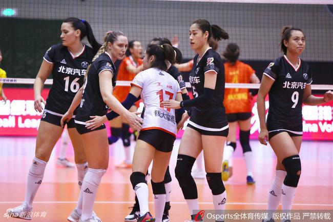 北汽女排客战卫冕冠军天津队 三张牌打好有变数