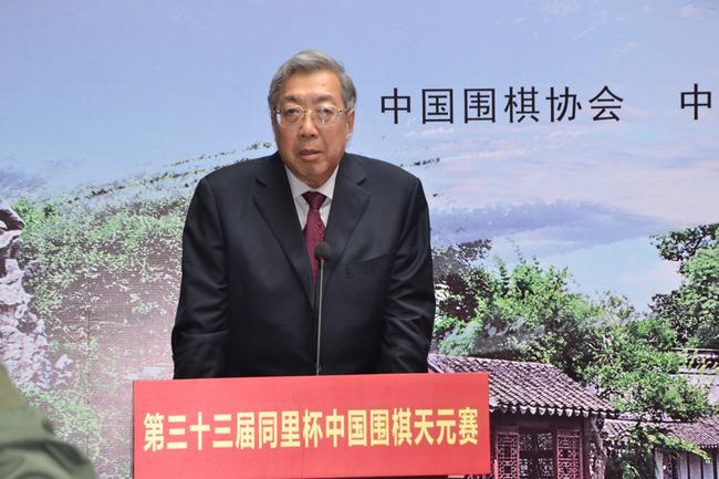 中国围棋协会主席林建超莅临开幕式并致辞