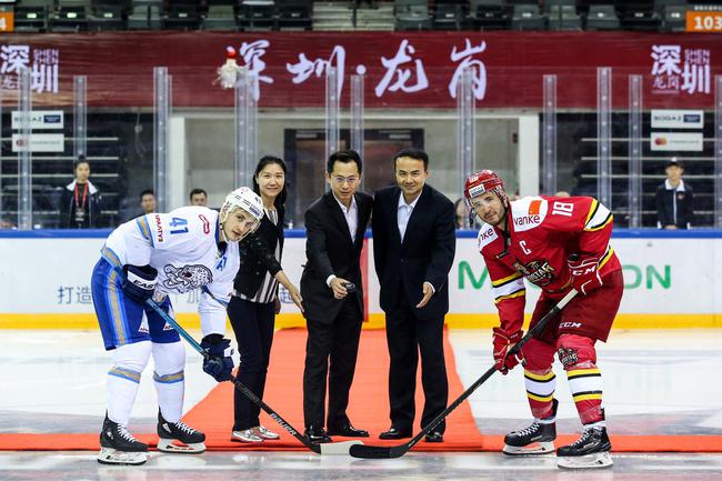 叶劲光韦瑞克破门 KHL万科龙憾负努尔苏丹雪豹