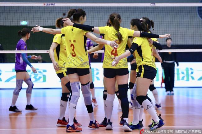 孙杰18分山东女排3-1力克八一 刘晏含18分难救主