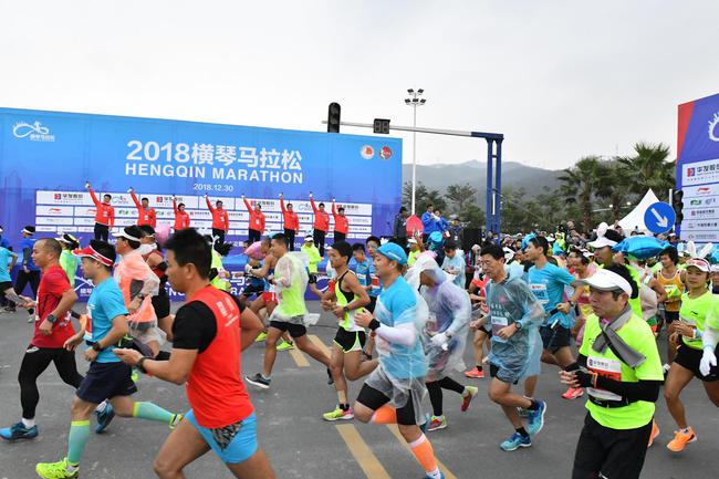 2018年横琴马拉松盛况