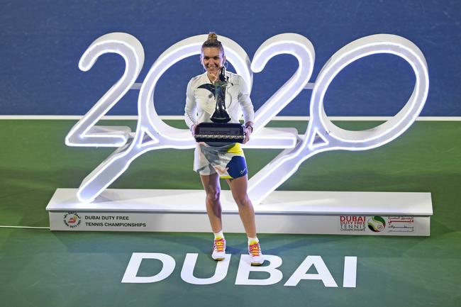 迪拜赛哈勒普逆转险胜 温网后首次夺冠生涯第20冠