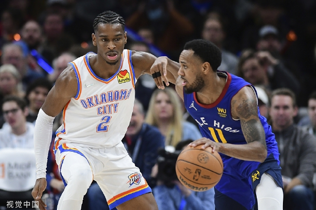 丹佛高原上演心跳时刻,雷霆绝杀掘金这剧本你敢信?切特九次大帽把约老师都盖懵了!