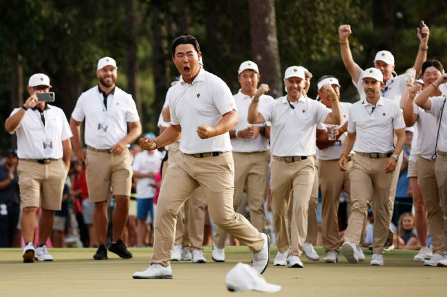 金柱亨在2022年總統杯(圖/Getty Images)