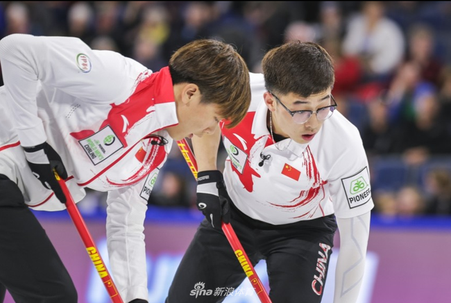 冰壶世锦赛中国男队逆转韩国 四连败后终取首