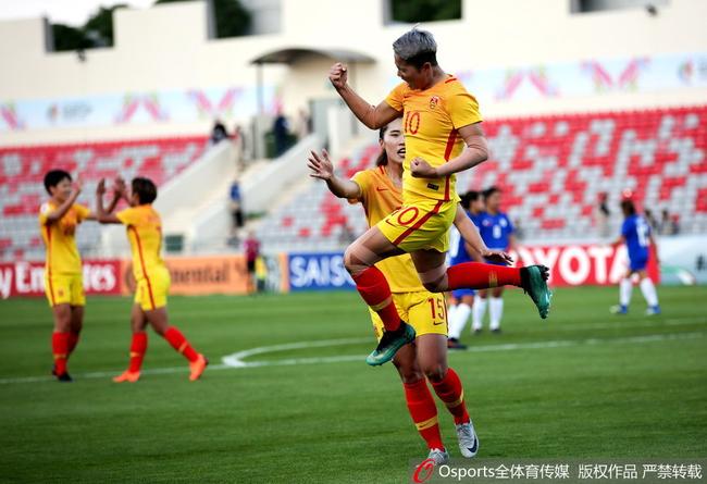 中国女足3-0胜菲律宾提前进军2019法国女足世界杯