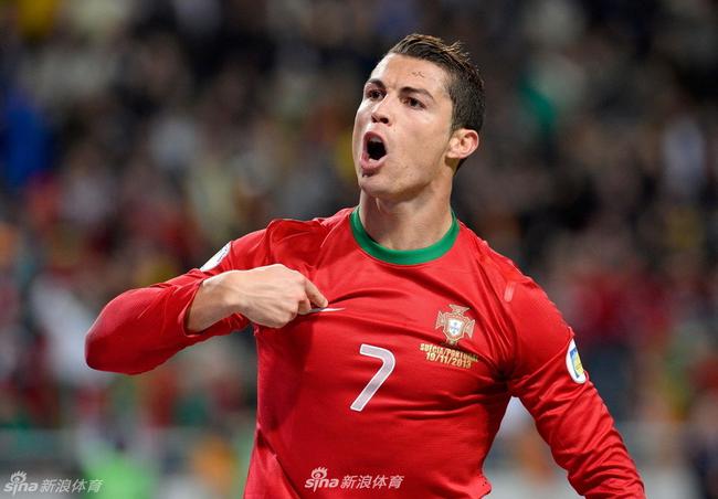 葡萄牙世界杯号码:C罗7号 AC米兰锋霸接过9号