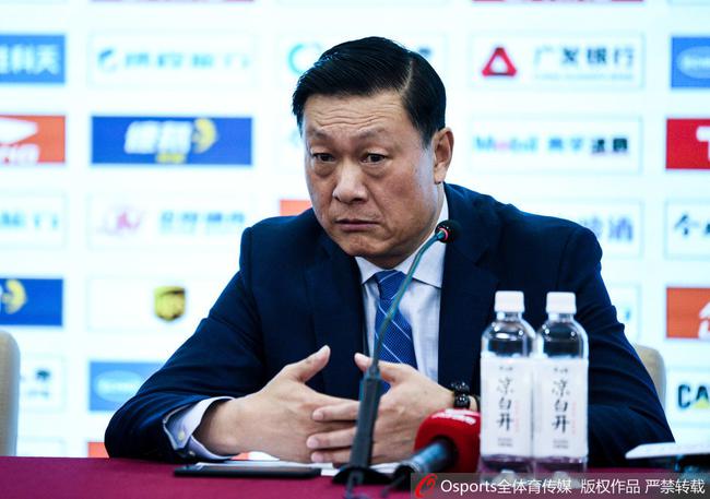 李秋平出席赛后发布会