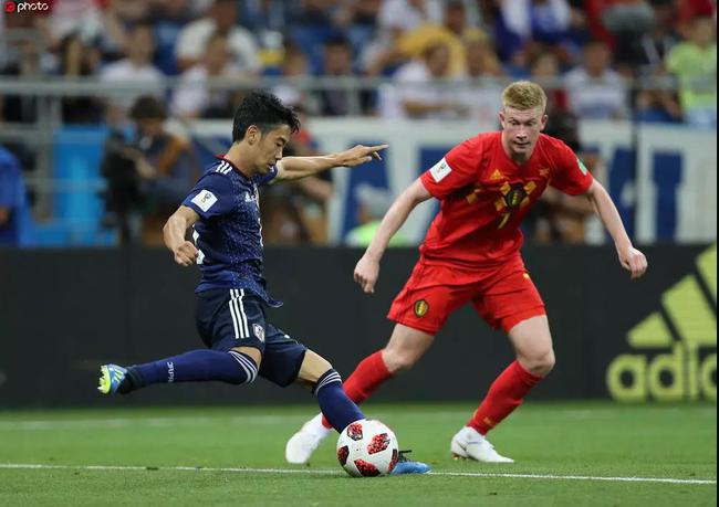 即便对阵天才云集的比利时,日本球员在技术上也不落下风