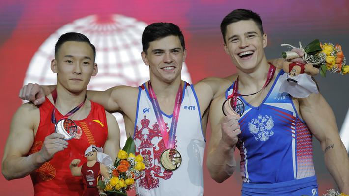 男子全能肖若腾亚军