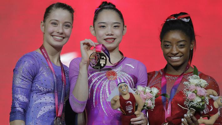 体操世锦赛刘婷婷平衡木封后