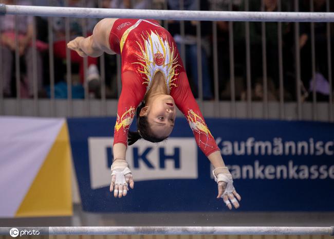 范忆琳在比赛中