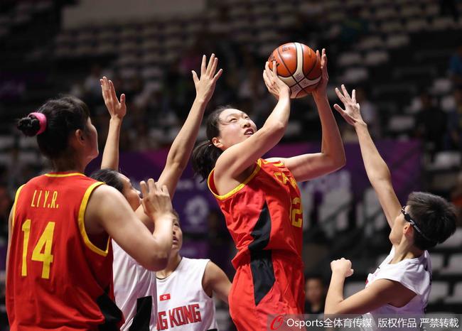 中国女篮在亚运会小组赛场均赢对手66分