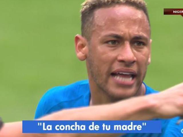 重点照顾忍不了了！内马尔比赛中脏字辱骂对手