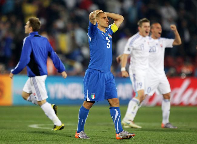 2010年世界杯意大利负于斯洛伐克小组出局