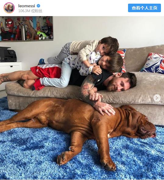 梅西跟家人