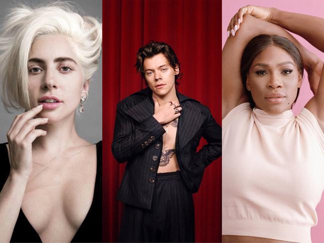 LadyGaga、HarryStyles、和SerenaWilliams