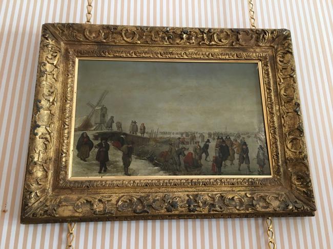亨德里克·阿瓦坎普(Hendrick Avercamp, 1585-1634)的两幅油画