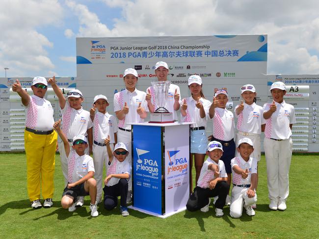 2018年PGA青少年联赛中国区总冠军Under队