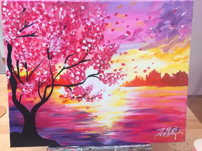 石昱婷油画作品