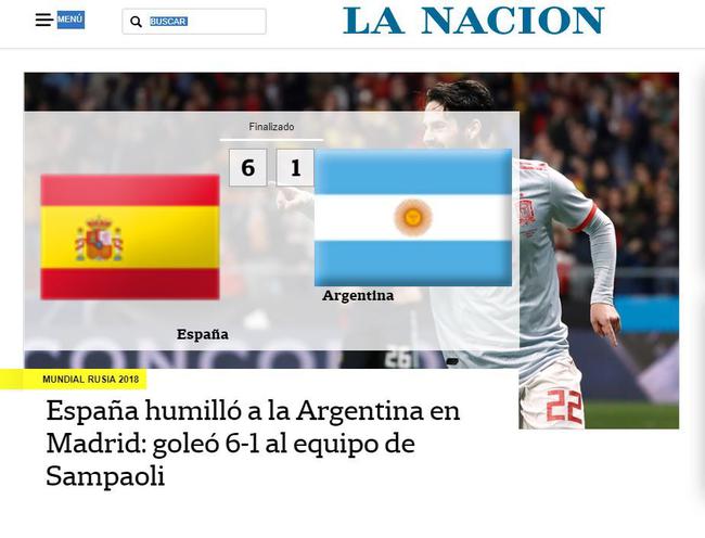阿根廷媒体赛后狂批球队