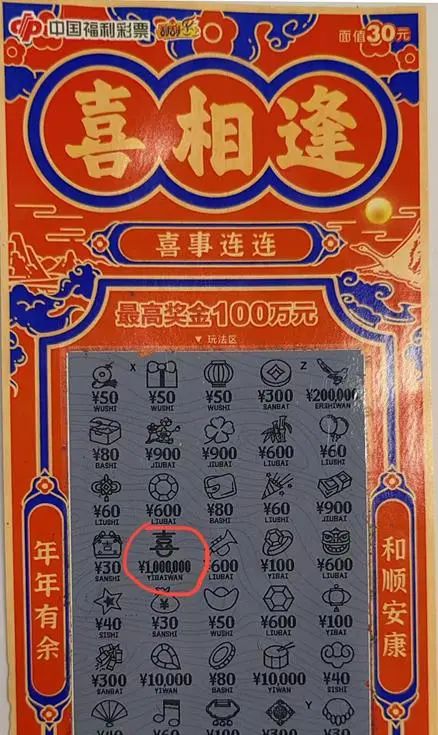 中奖彩票