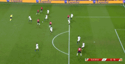 博格巴送出的一脚妙传