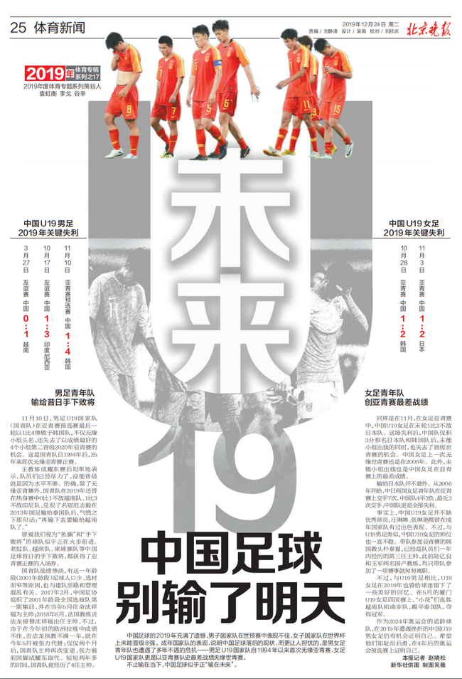 【博狗体育】中国足球年度词:输球! 输在未来唯望别输掉明天