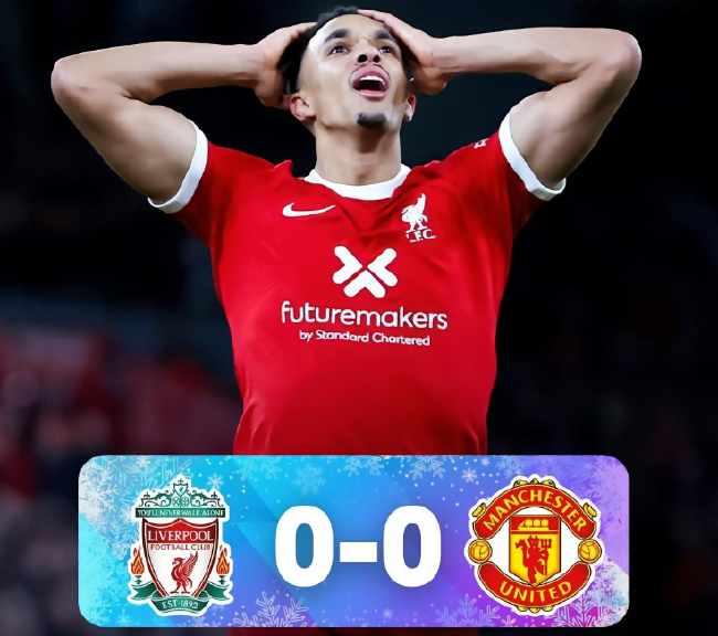 英超双红会闷平收场