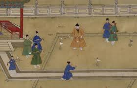 明宣宗行乐图