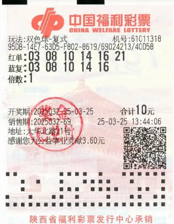 中奖彩票
