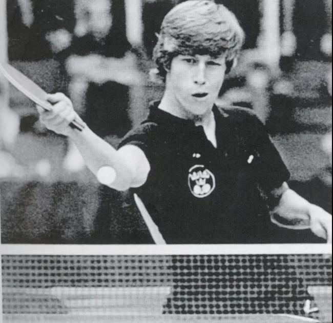少年时代的老瓦就是瑞典乒乓球界公认的神童
