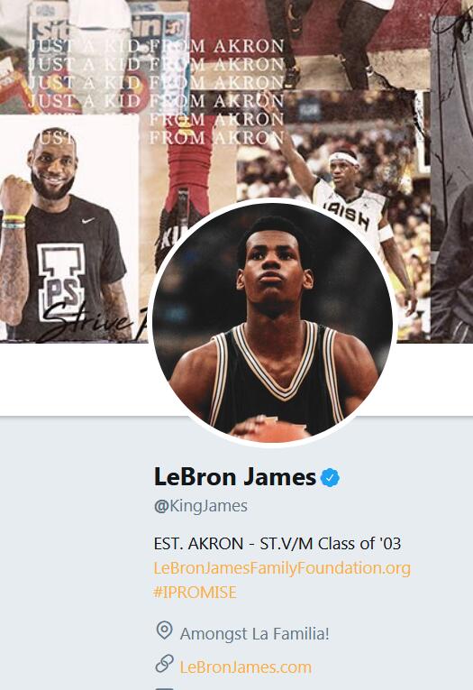 詹姆斯想跟騎士續約?他新換的兩張圖是在暗示?-黑特籃球-NBA新聞影音圖片分享社區
