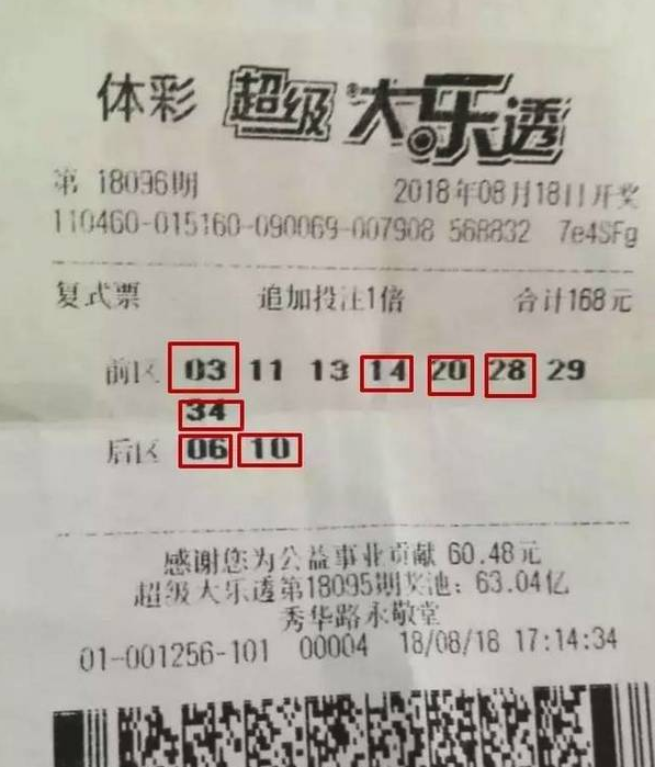 大奖奖票