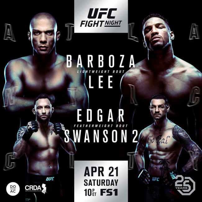 UFC Fight Night 128 巴博萨 VS 李