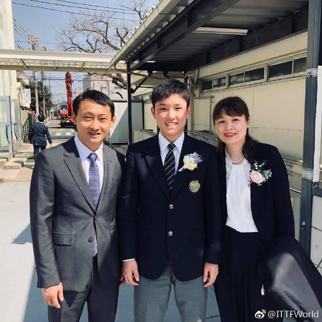 张本智和初中毕业