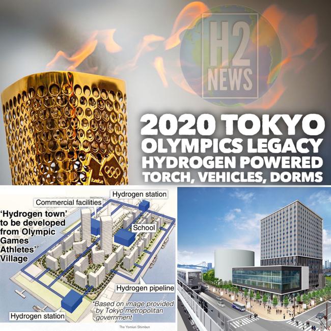 东京奥运会和残奥会主火炬塔将使用氢气作为燃料