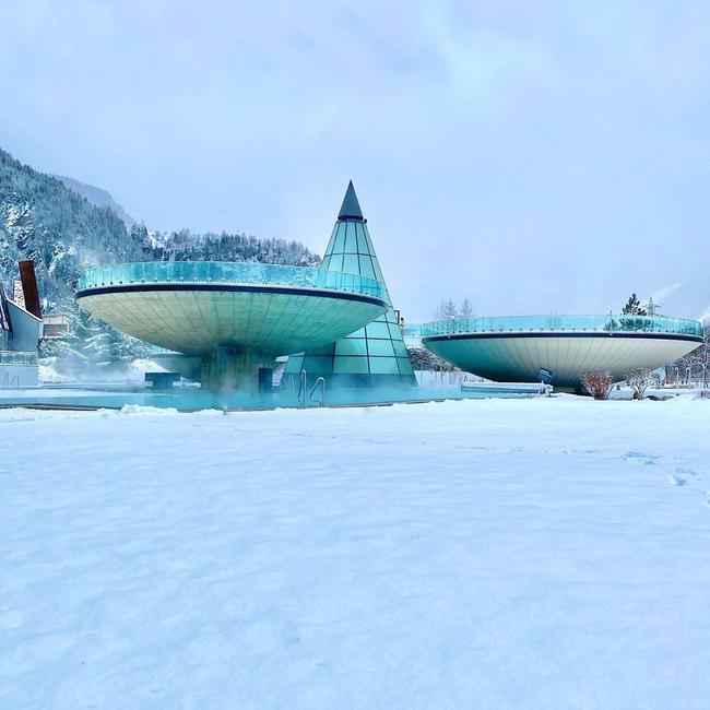 在Aqua Dome享受阿尔卑斯顶级spa体验