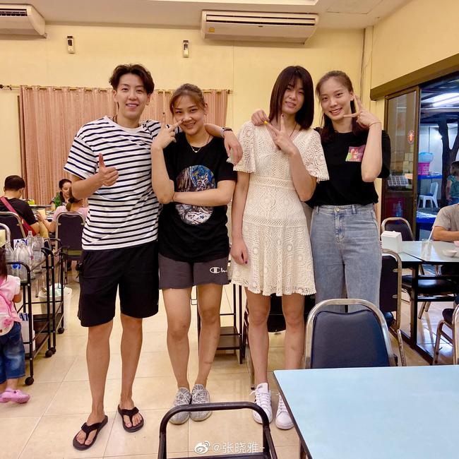 张晓雅微博晒图